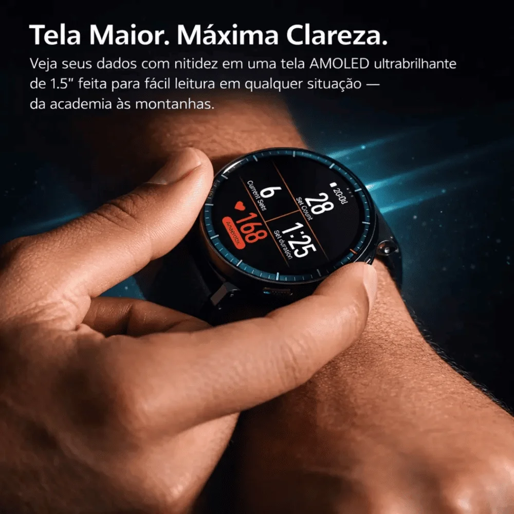 Smartwatch Amazfit Active Max Black - view 4