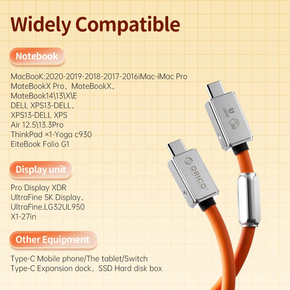 Imagem 3 de 5 do produto Cabo Usb-c Thunderbolt 4 1,5 Metros Usb4 Pd 40gbps 8k 60hz