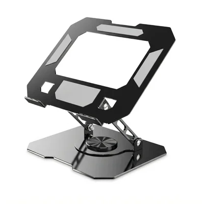 Suporte De Mesa Aço Carbono Para Notebook Tablet Giratório 360