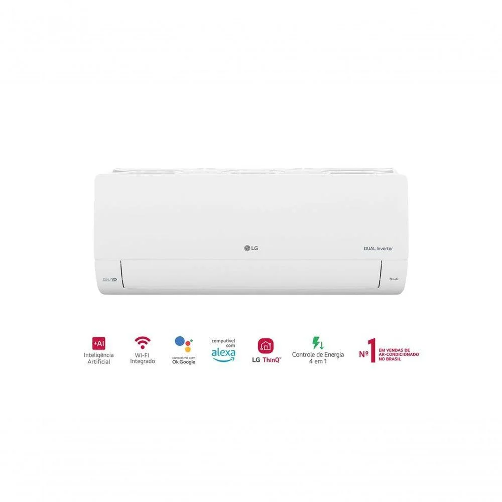 Ar Condicionado Lg Dual Inverter Ai Voice 9.000 Btus Frio 220v 6