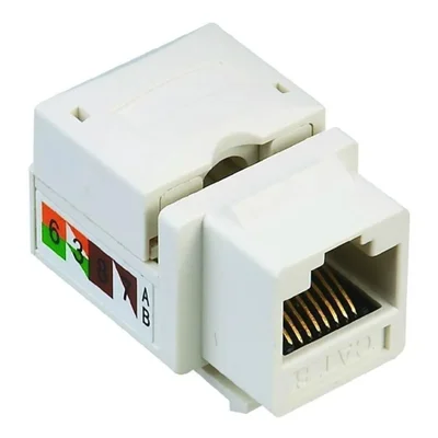 Conector Keystone Cat5e Fêmea Rj45 Tomada Rede