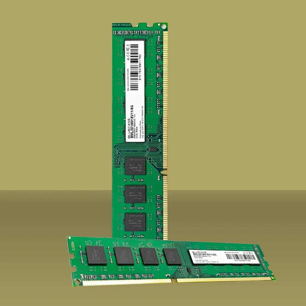 Imagem 3 de 4 do produto Memória Ddr3 8GB 1600mhz Desktop Bluecase Bml3d16m15v11/8g