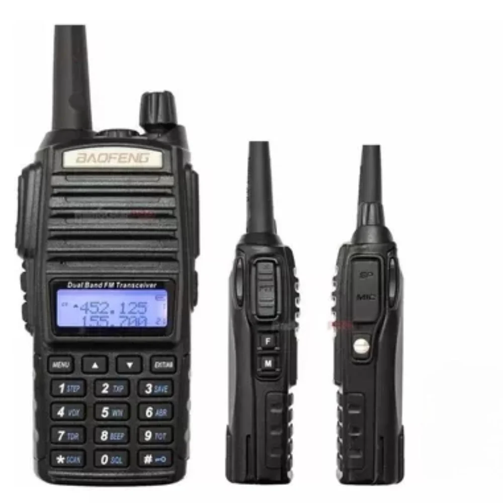 Imagem 4 de 5 do produto Kit 10 Rádio Comunicador Walk Talk Baofeng Dual Band Uv-82