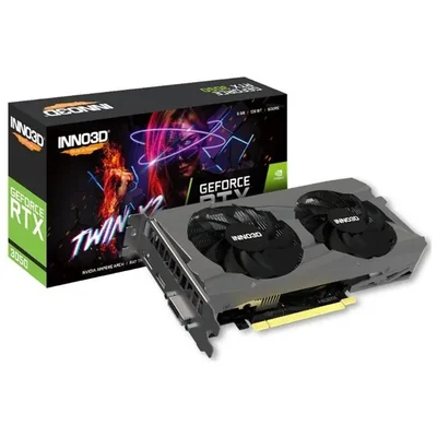 Placa De Video Inno3d Geforce RTX 3050 Twin X2 V2 6gb Gddr6 96 Bits - N30502-06d6-1880va60