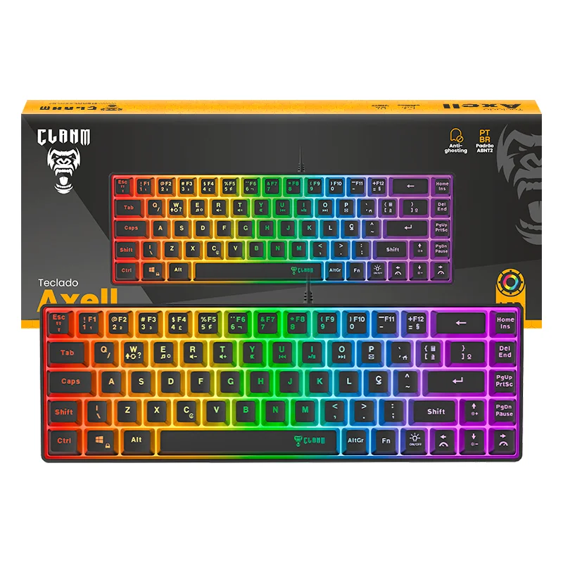Imagem 3 de 5 do produto Teclado Gamer 60% Clanm Axell