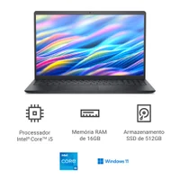 Notebook Dell 15 Dc15 i51334u m70 15.6" Full Hd 13ª Gen Intel Core i5 16 GB 512 GB SSD Win 11... 11