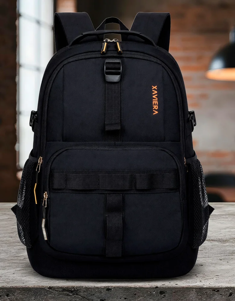 Imagem 5 de 5 do produto Mochila Masculina Esportiva Bolso Para Notebook Executiva Cor Preto