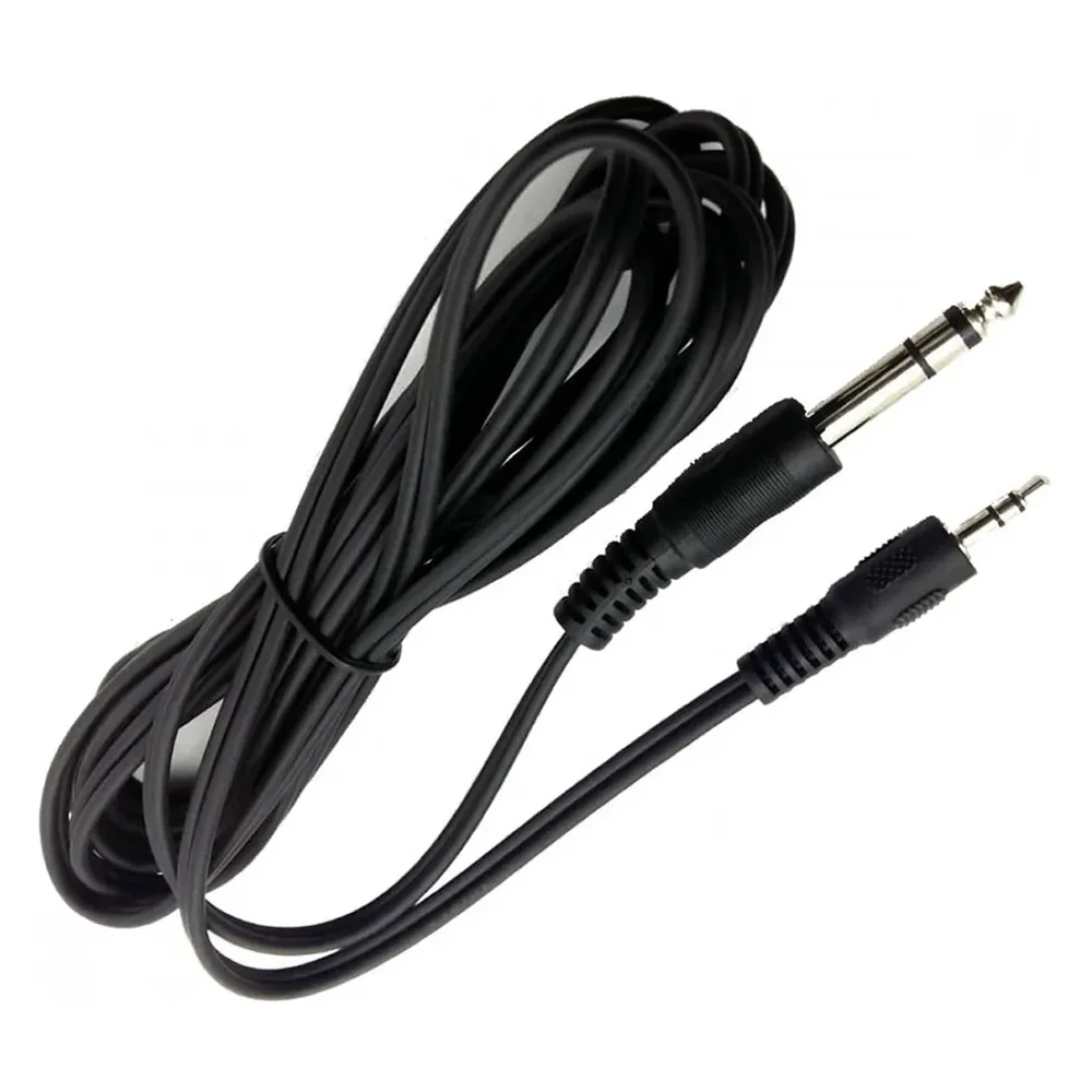Imagem 2 de 5 do produto Cabo P2 X P10 Áudio Estéreo Macho Profissional De 3 Metros