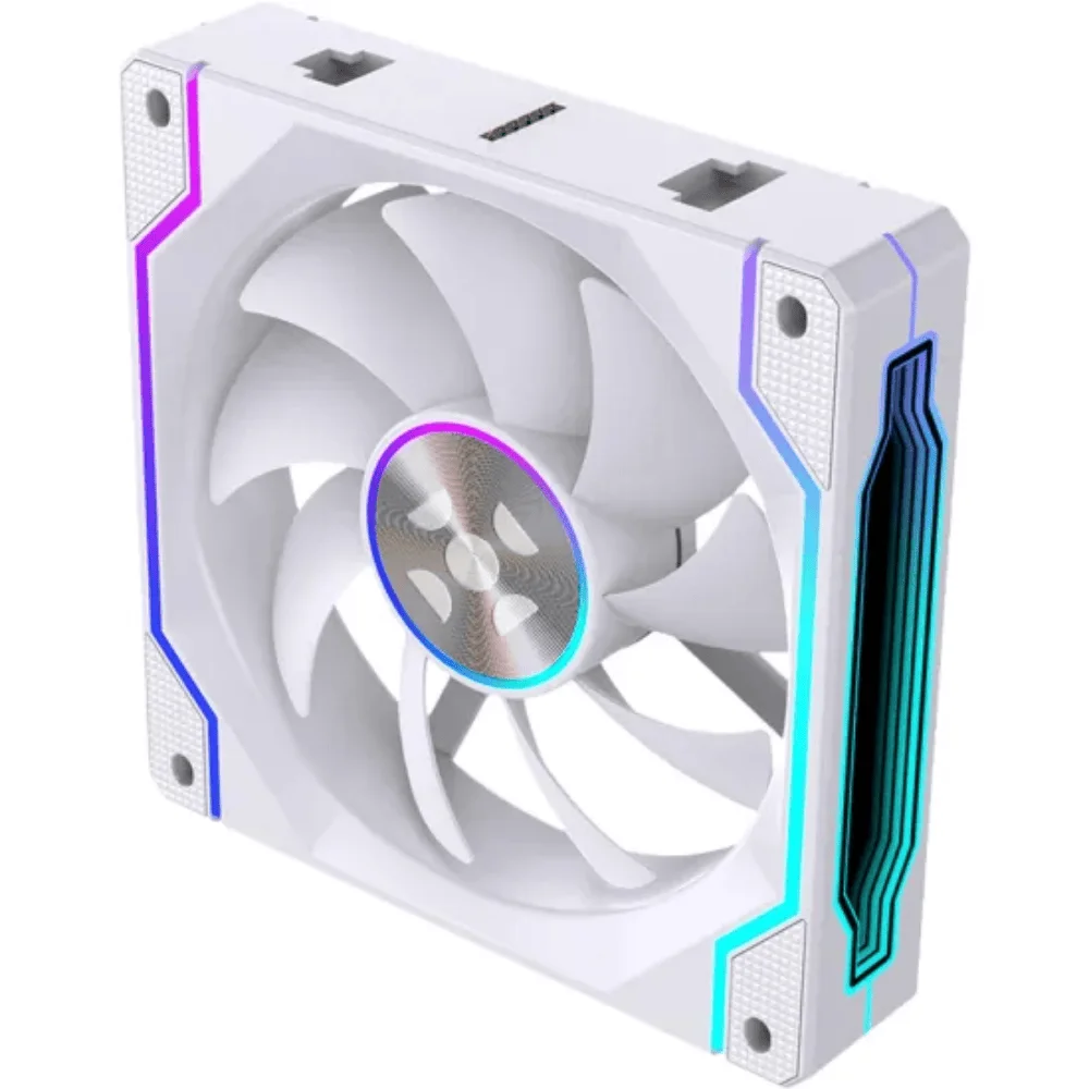 Imagem 2 de 5 do produto Kit C/3 Fans ARGB Branco Wireless Sync Fortrek Twister