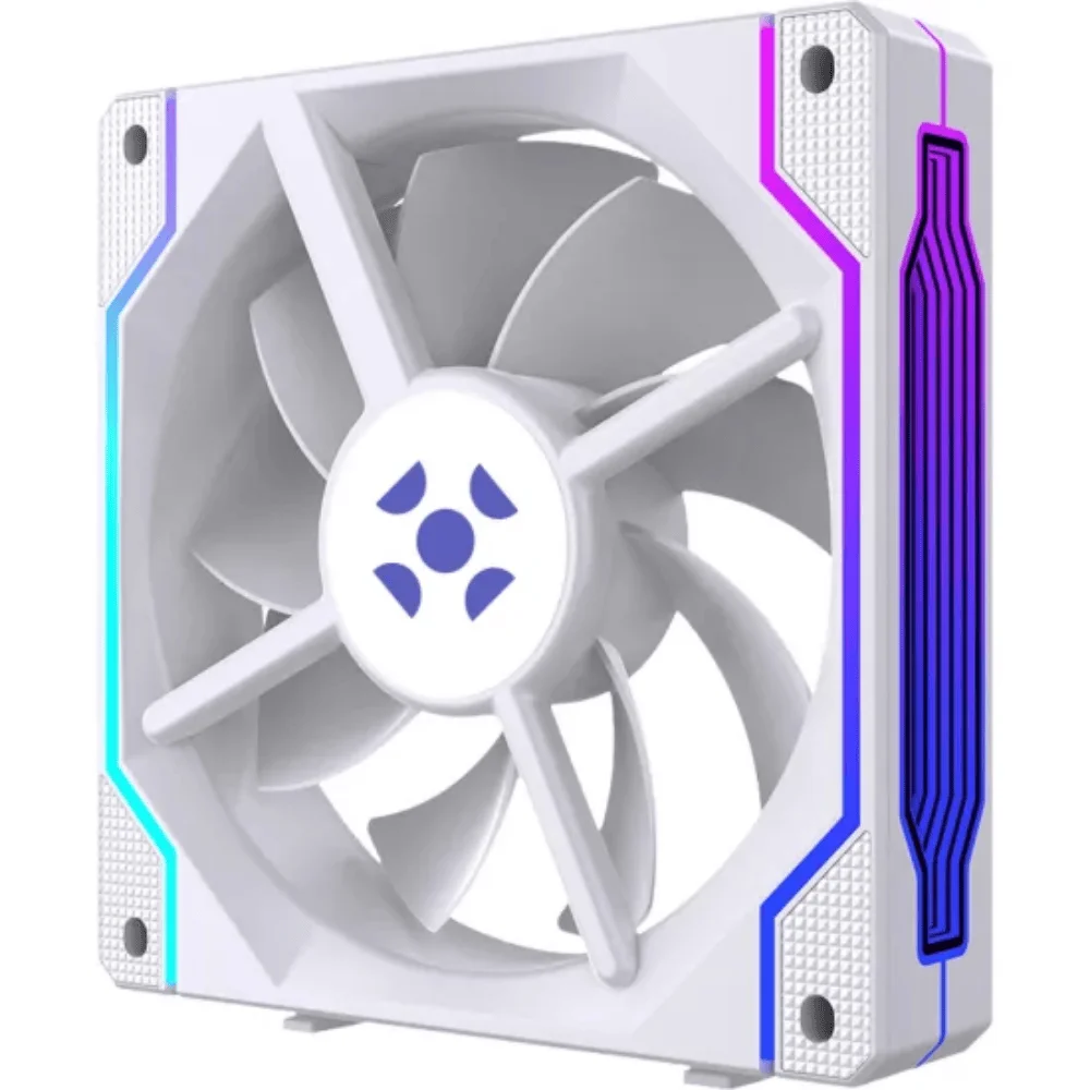 Imagem 5 de 5 do produto Kit C/3 Fans ARGB Branco Wireless Sync Fortrek Twister