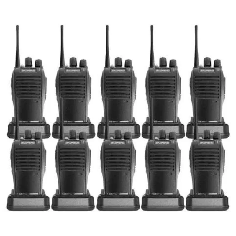 Imagem 2 de 5 do produto Kit 10 Rádios Comunicação Walk Talk Baofeng Bf-777s Uhf Vhf