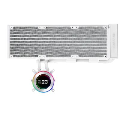 Water Cooler 360mm Lian Li Hydroshift Ii Lcd-c 360n, Display Lcd, S/ Fans, White - Ghs2lcd36w
