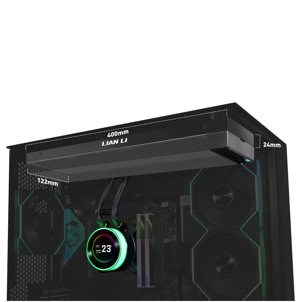 Imagem 3 de 3 do produto Water Cooler Hydroshift Ii Lcd-c 360n Ghs2lcd36b Preto