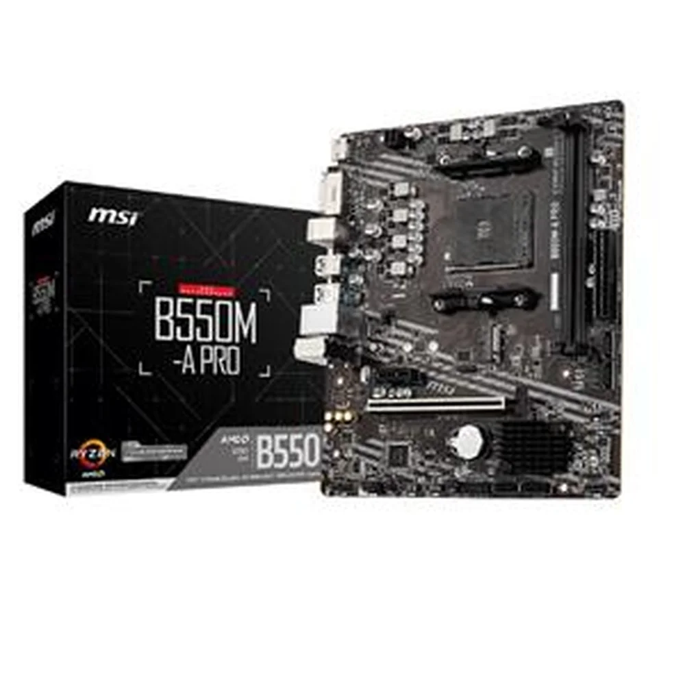 Placa Mãe Msi B550m-a Pro Ddr4 Socket Am4 M-atx Chipset Amd