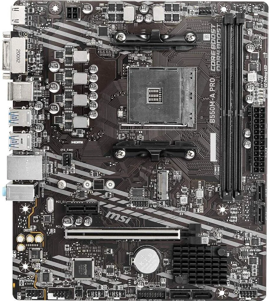 Imagem 4 de 4 do produto Placa Mãe Msi B550m-a Pro Ddr4 Socket Am4 M-atx Chipset Amd