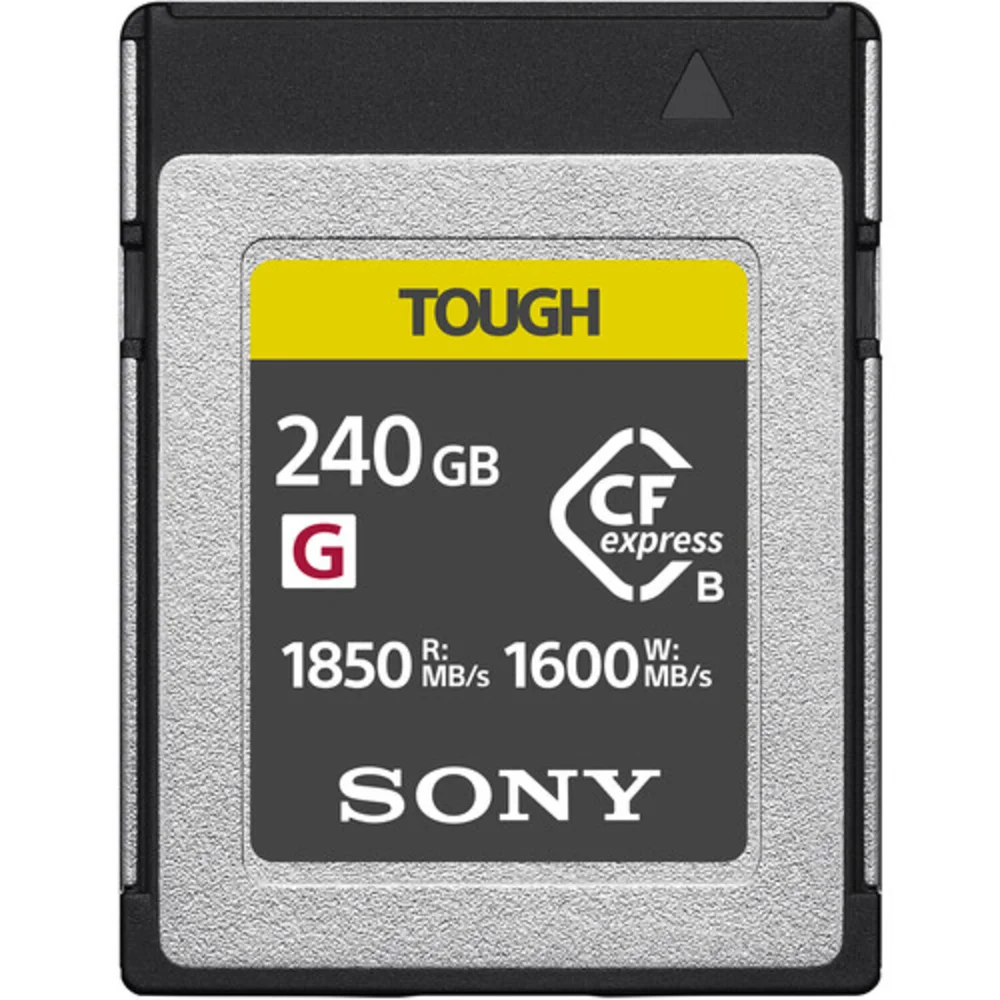 Cartão Memória Sony Cfexpress 240GB Type B Tough 1700mb/s Ceb-g240t