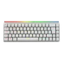 Teclado Mecanico 60% PCyes Shiyan White Ghost RGB - Switch Red - Tpshwgrd