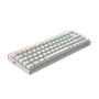 Teclado Mecanico 60% PCyes Shiyan White Ghost RGB - Switch Red - Tpshwgrd