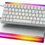 Teclado Mecanico 60% PCyes Shiyan White Ghost RGB - Switch Red - Tpshwgrd