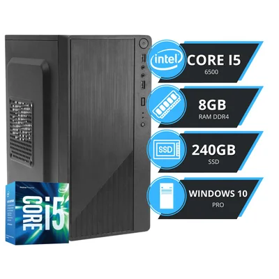 PC Computador Cpu Core i5 6500 + SSD 240GB + 8GB Ddr4 Ram Barato