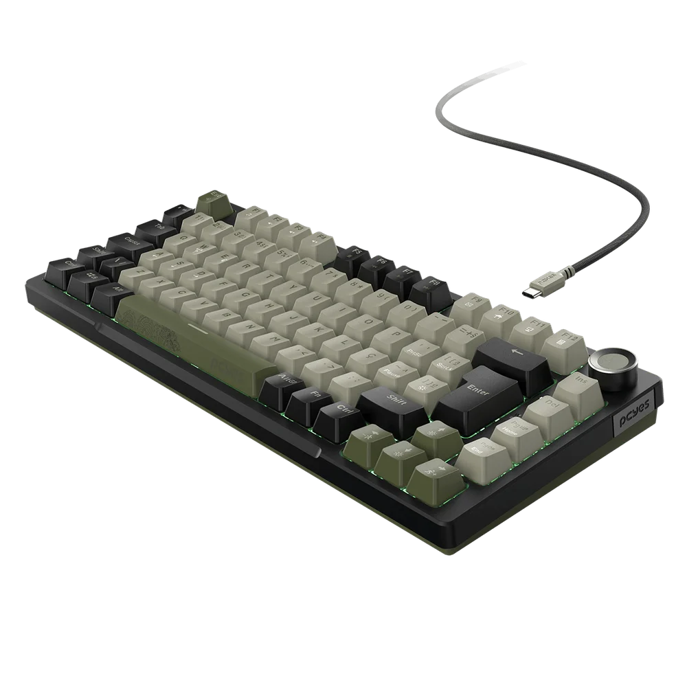 Teclado Mecanico 75% PCyes Arkeum - Cammo Edition - Switch Red - Akcm75rbr Teclado Mecanico 75% PCyes Arkeum - Cammo Edition - Switch Red - Akcm75rbr