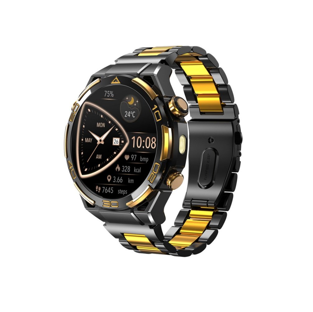 Smartwatch Blackview W90 Pro, Gps Integrado Tela 1.43 Chamadas Notificações App Bateria 900mah Preto