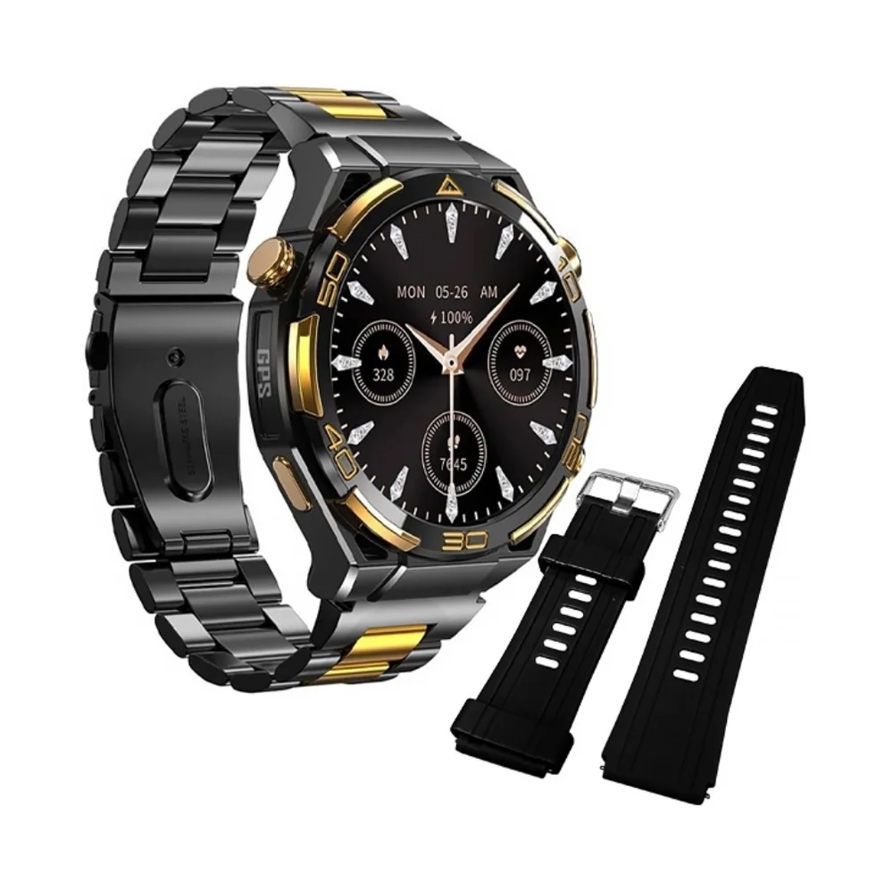 Imagem 5 de 5 do produto Smartwatch Blackview W90 Pro, Gps Integrado Tela 1.43 Chamadas Notificações App Bateria 900mah Preto