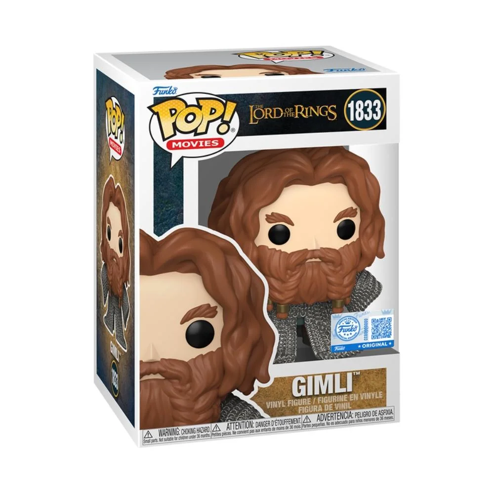 Imagem 3 de 3 do produto Boneco Funko Pop! O Senhor Dos Anéis - Gimli