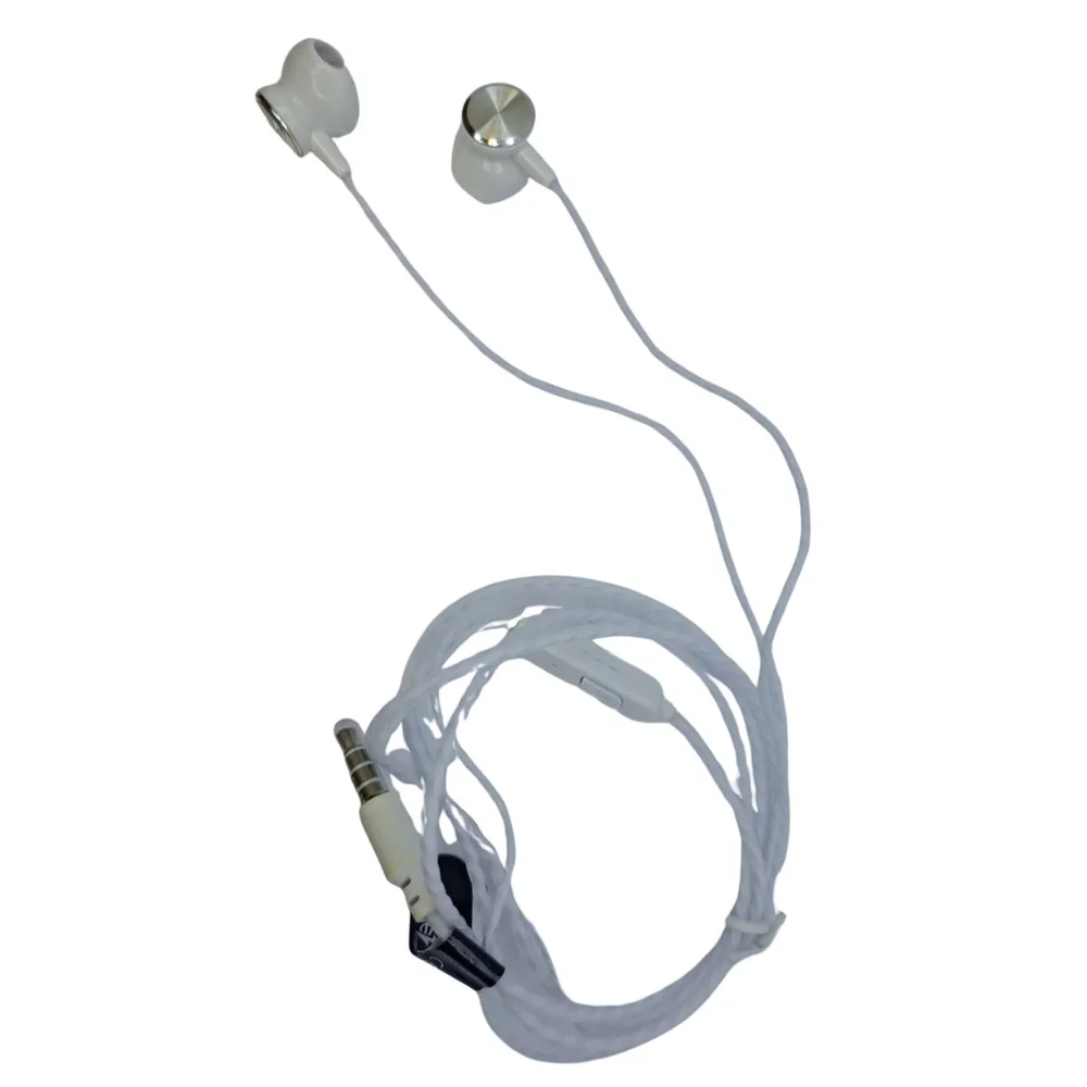 Imagem 5 de 5 do produto Fone De Ouvido Com Fio Altomex Com Microfone Conector P3 Branco At-0209