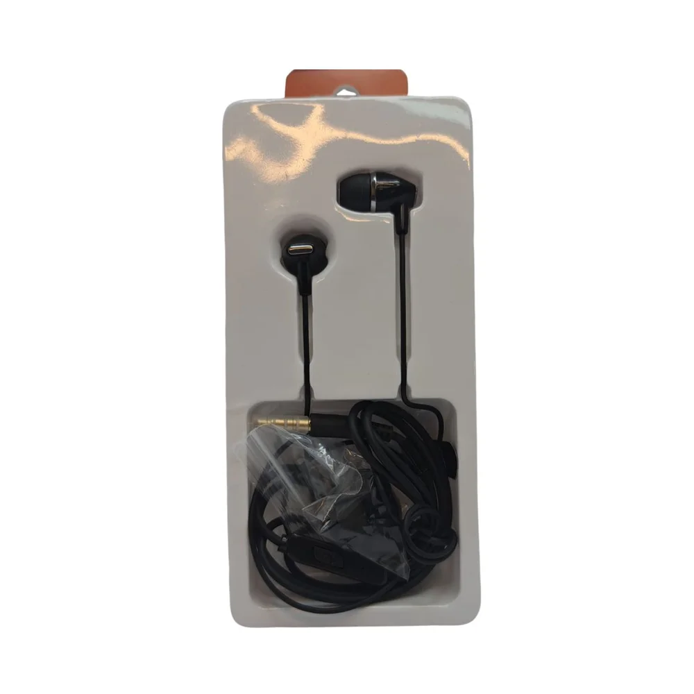 Imagem 2 de 5 do produto Fone De Ouvido Com Fio Altomex Com Microfone Conector P3 Preto At-0203