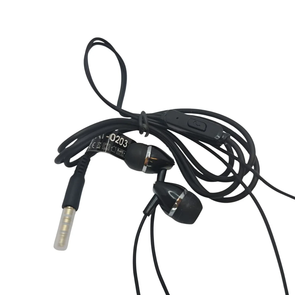Imagem 4 de 5 do produto Fone De Ouvido Com Fio Altomex Com Microfone Conector P3 Preto At-0203