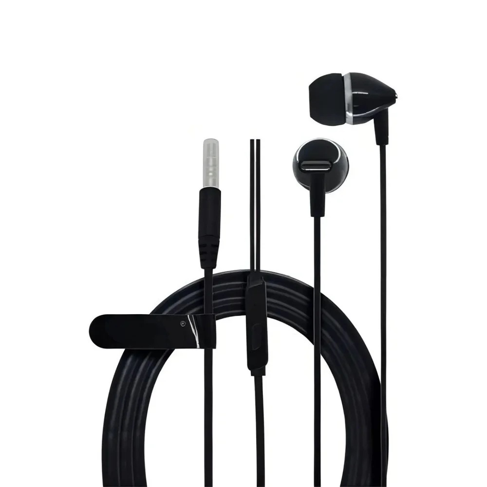 Imagem 5 de 5 do produto Fone De Ouvido Com Fio Altomex Com Microfone Conector P3 Preto At-0203