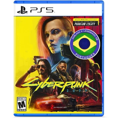 Cyberpunk 2077 Ultimate Phantom Liberty Ps5 Mídia Física Dublado Português Playstation 5