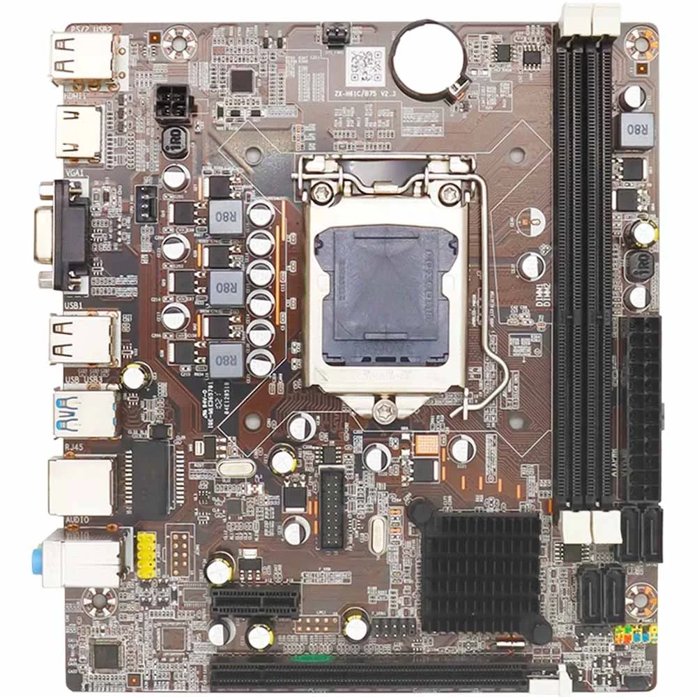 Placa-mãe Wovibo B75 LGA 1155 Memoria Ddr3 Suporte A i3 i5 i7 5