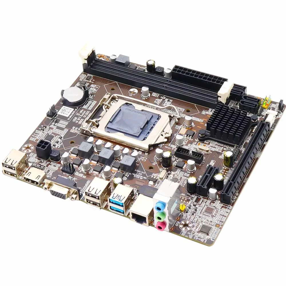 Placa-mãe Wovibo B75 LGA 1155 Memoria Ddr3 Suporte A i3 i5 i7 8