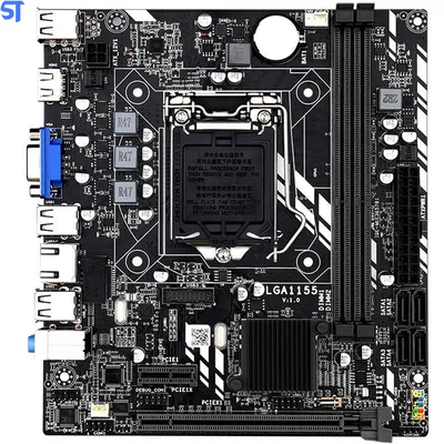 Placa Mãe Daixu H61 Socket LGA  1155 Para i3 i5 i7  Ddr3- Capacidade De Memória De Até 16 Gb