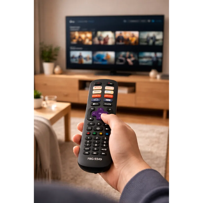 Imagem 4 de 5 do produto Controle Remoto Compatível Com Tvs Roku Smart Tv Modelo Fbg-9349