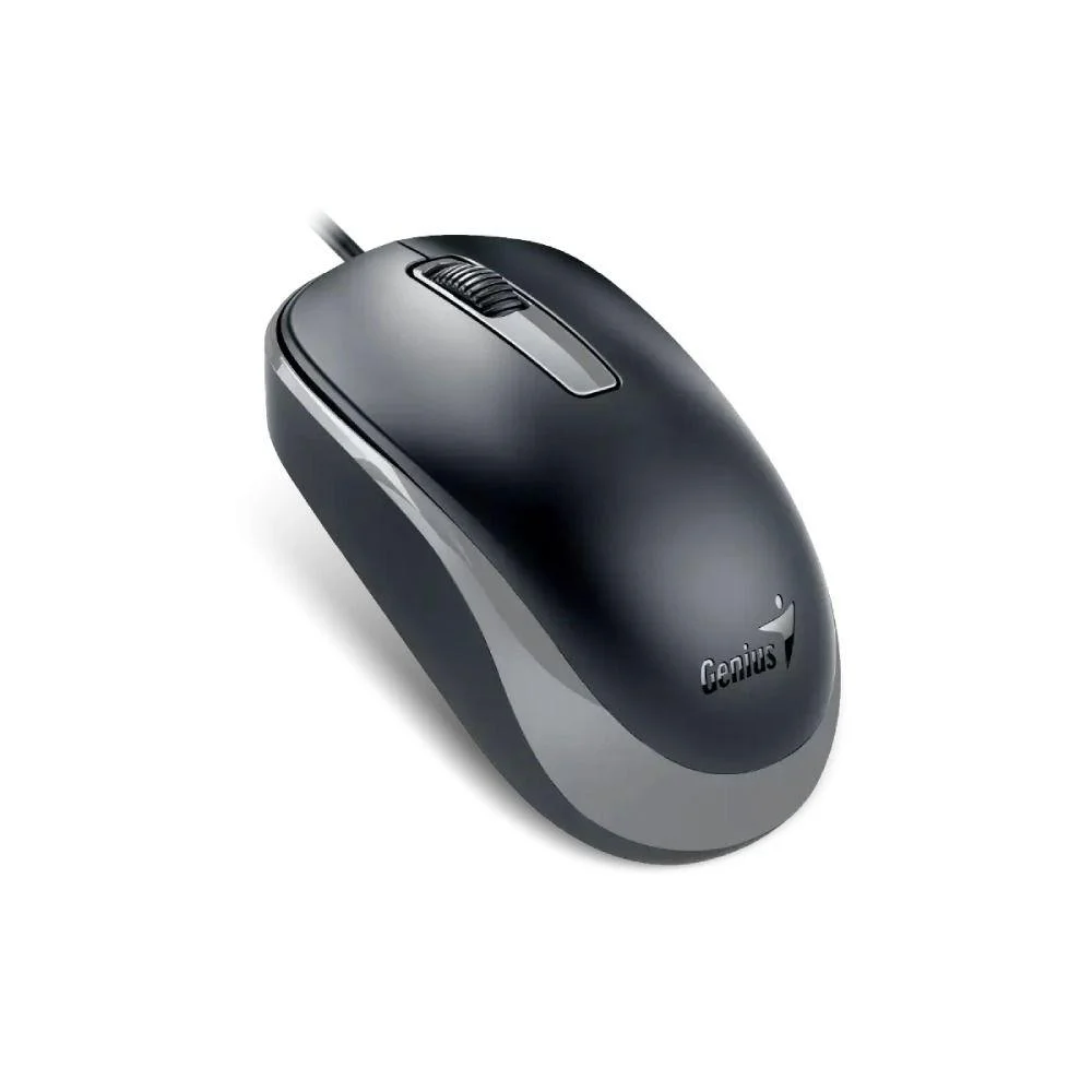 Imagem 2 de 4 do produto Mouse Genius Dx125s Optico Preto Usb Silencioso