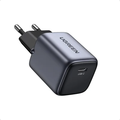 Carregador Rápido Usb-c Ugreen Nexode 30w Gan,suporta 25w 20w (preto)