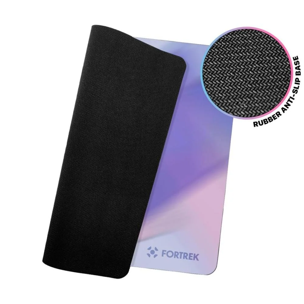 Imagem 4 de 5 do produto Mousepad Com Infusão De Vidro Fortrek Quickglass Pro Branco