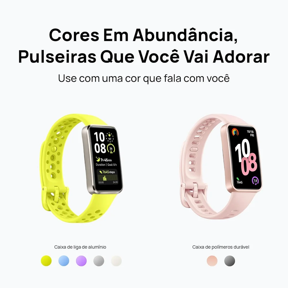 Imagem 2 de 5 do produto Relógio Smartwatch Huawei Band 10 (rosa) Versão Global