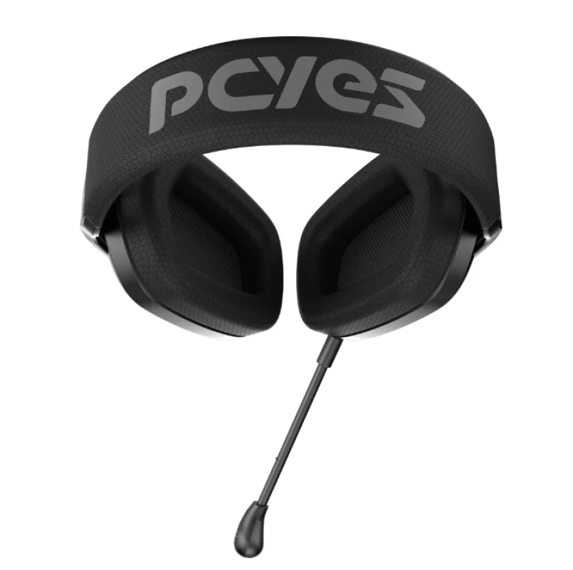 Imagem 3 de 5 do produto Headset Gamer PCyes Nyra Black Vulcan, P2 3,5mm, Driver 40mm, Microfone Destacável - Hgnybv