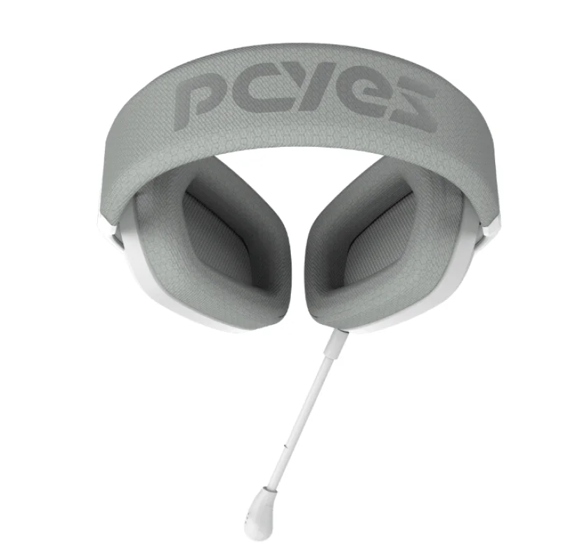 Imagem 4 de 5 do produto Headset Gamer PCyes Nyra White Ghost, P2 3,5mm, Driver 40mm, Microfone Destacável - Hgnywg