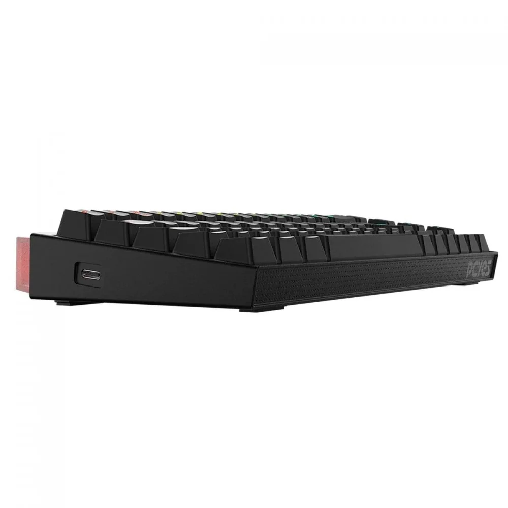 Imagem 3 de 5 do produto Teclado Mecânico Gamer PCyes Shiyan Black Vulcan, RGB, Switch Outemu Blue, 60%, Abnt2, Preto, Tpshbvbl