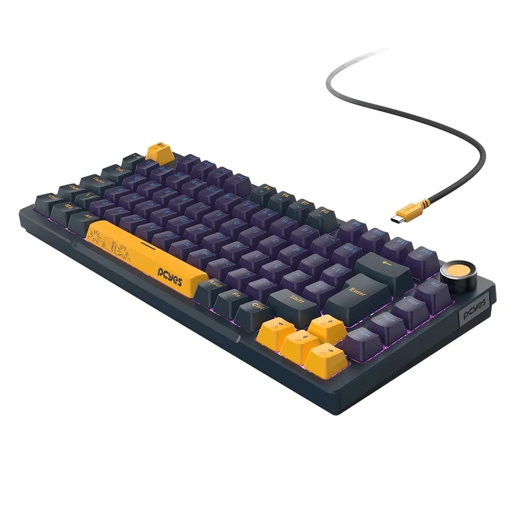 Imagem 2 de 5 do produto Teclado Mecanico 75% PCyes Arkeum - Sunset Edition - Switch Red - Akss75rbr