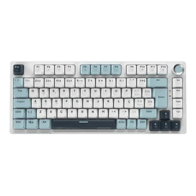 Teclado Mecanico 75% PCyes Arkeum - Summit Edition - Switch Blue - Aksm75bbr
