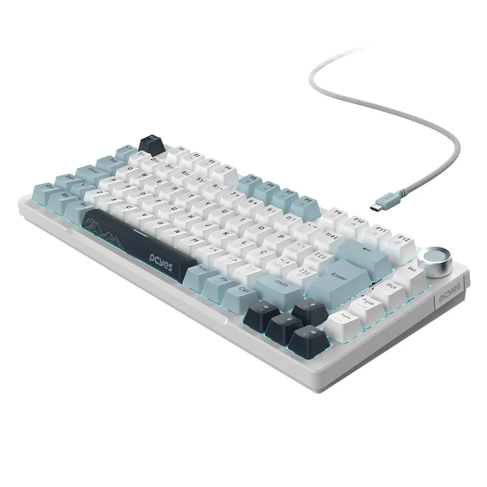 Imagem 4 de 5 do produto Teclado Mecanico 75% PCyes Arkeum - Summit Edition - Switch Blue - Aksm75bbr