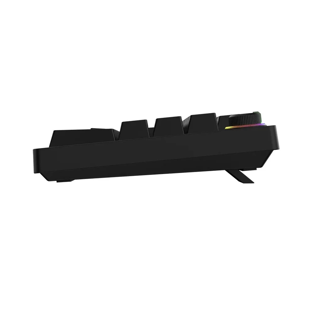 Imagem 4 de 5 do produto Teclado Mecânico 100% PCyes Zecky Black Vulcan - Switch Red - LED Rainbow- Ptzkbvrd