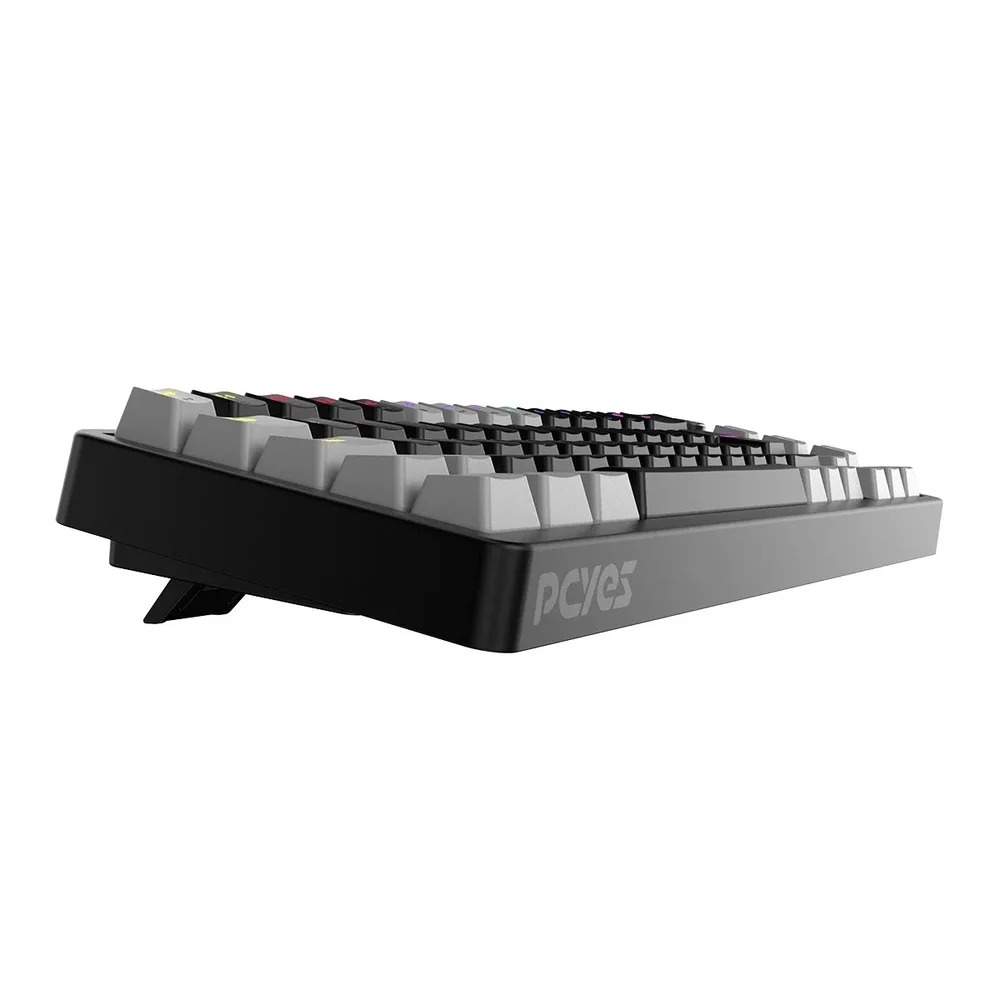 Imagem 5 de 5 do produto Teclado Mecânico 65% PCyes Mecka Black Vulcan - Switch Blue - LED Rainbow - Tpmkbvbl
