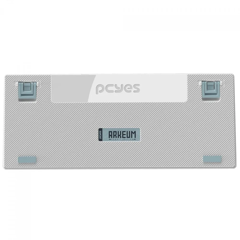 Imagem 3 de 5 do produto Teclado Mecânico Gamer PCyes Arkeum Summit Edition, 75%, Switch Red, Abnt2, Branco E Azul, Aksm75rbr